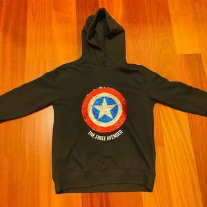 Zara kid hoodies, black, size 11/12